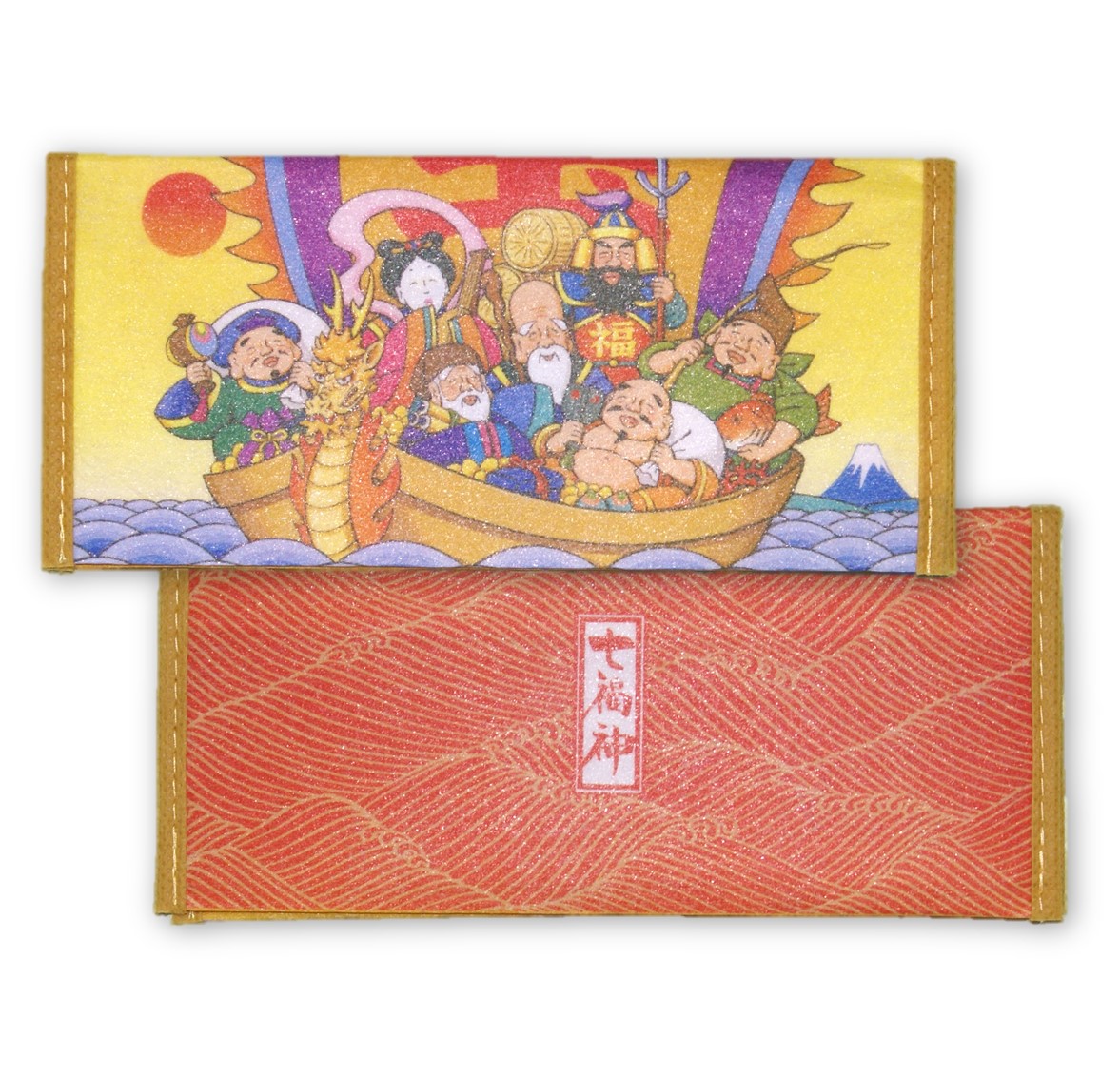 楽天市場】1000円 ポッキリ 七福神 札入れ ☆2個セット☆ 宝くじ入れ