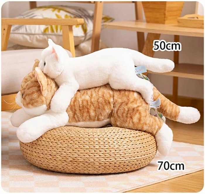 楽天市場】猫 ネコ 置物 抱き枕 クッション マスコット リアル 猫 ネコ