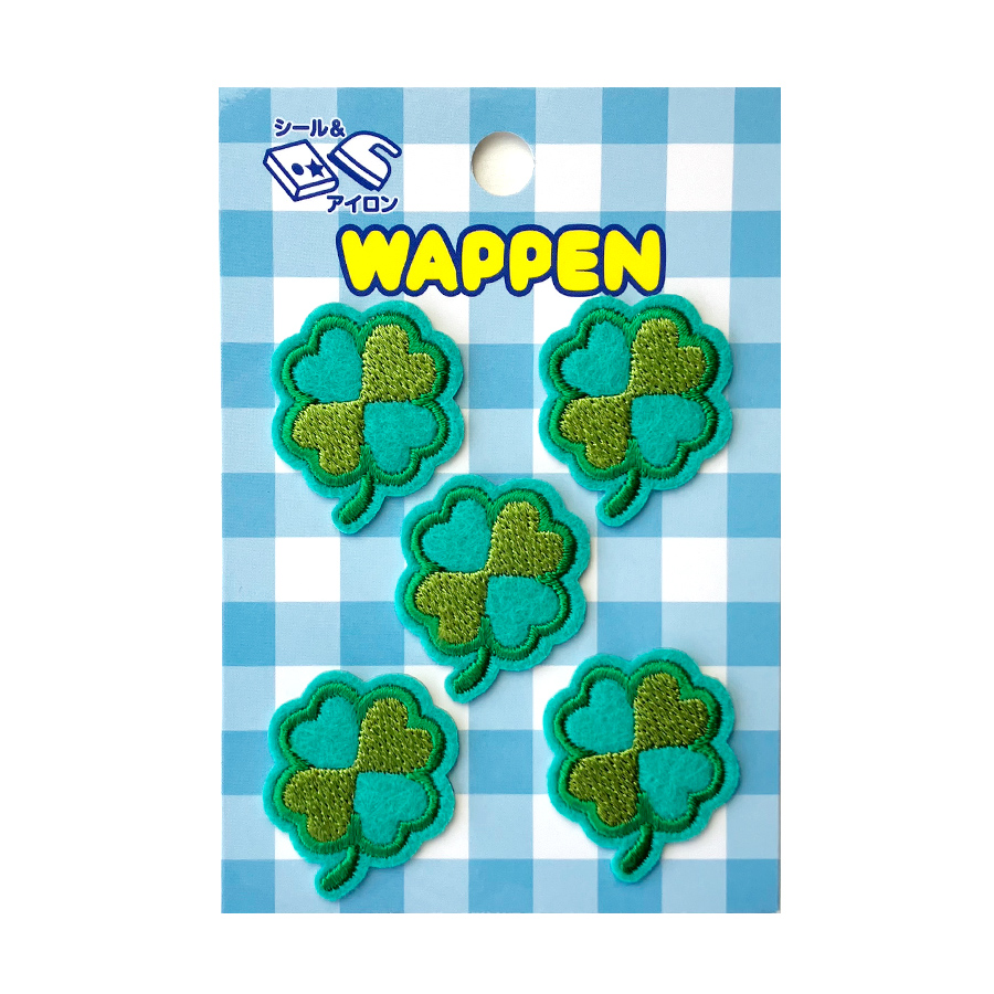 商品ページ｜ワッペン クローバー 110yenワッペン 入園入学 通園通学