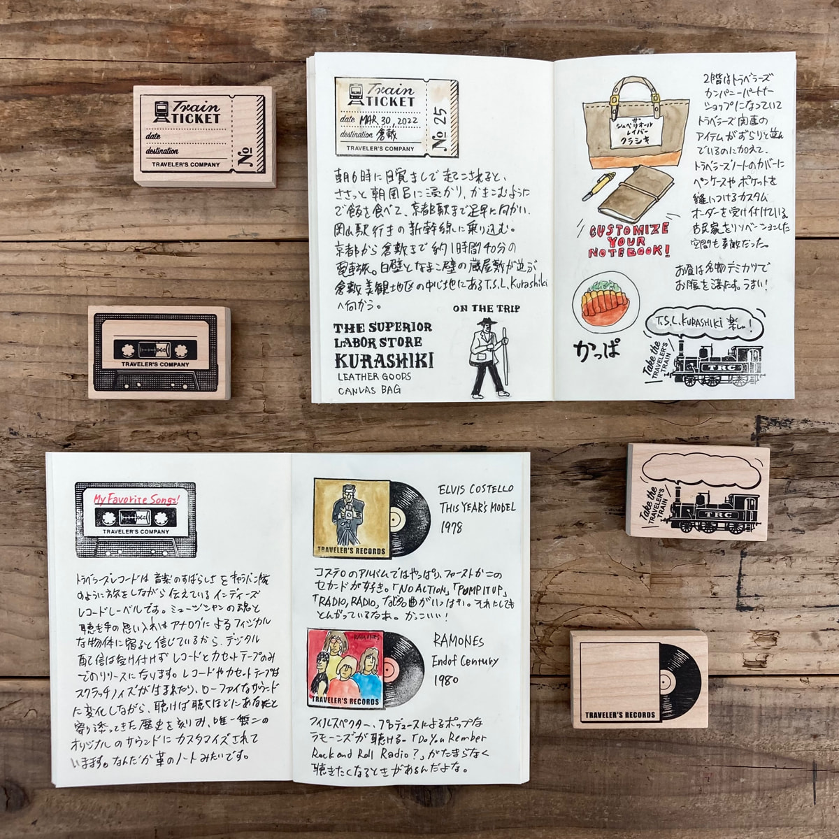 Stamp and Choice (トラベラーズ店長の日記 TRAVELER'S DIARIES)