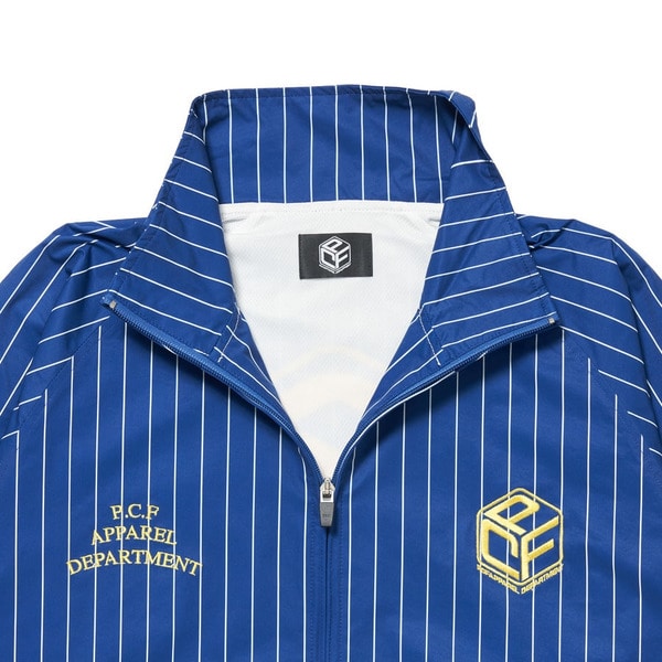 STRIPED TRACK JACKET | P.C.F APPAREL DEPARTMENT | VERTICAL GARAGE