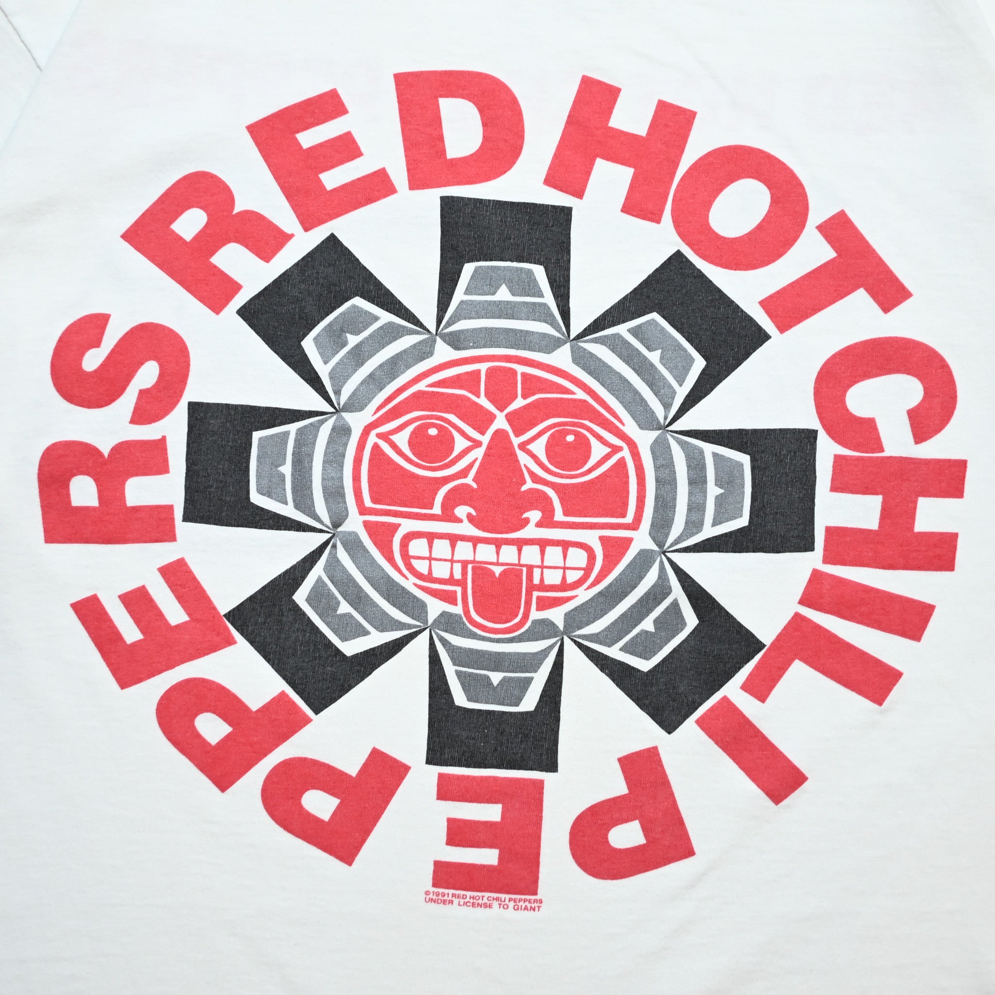 RED HOT CHILI PEPPERS Aztec WHITE GINAT by TEE JAYS （stw_1003