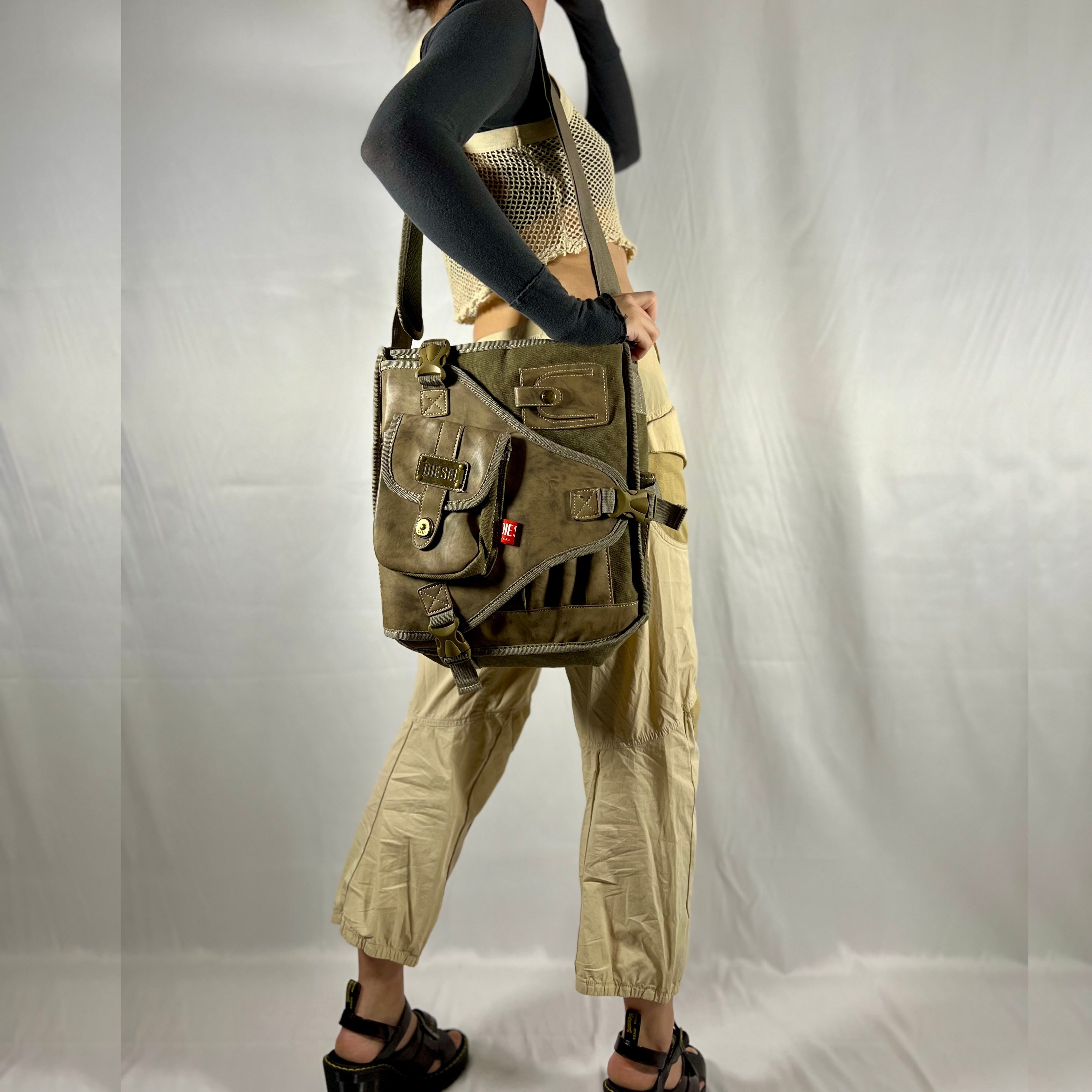 Y2K Rare Archive Diesel Bag Tactical Utility Gorpcore Cyber