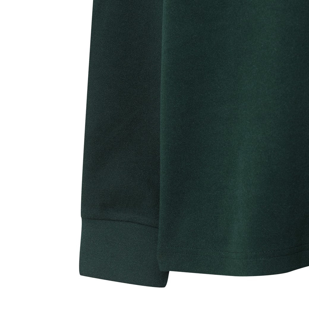 MEN コーデュロイカラーポロシャツ ダークグリーン