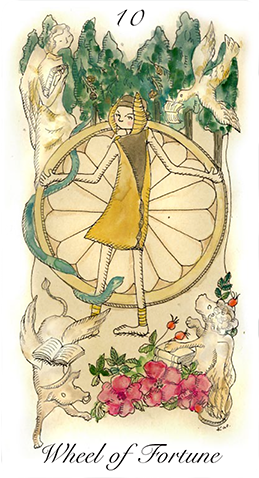 10 運命の輪 -Wheel of Fortune | 和ハーブタロット