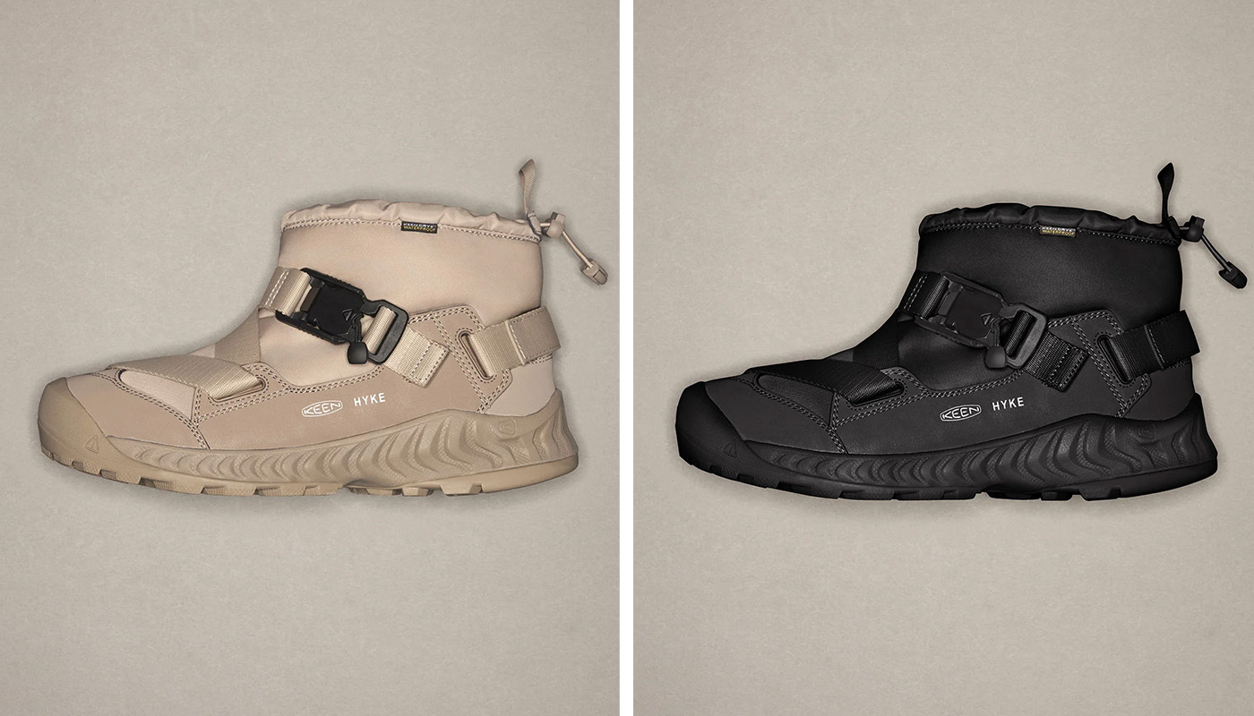 キーンとハイクによるコラボ第二弾。好配色な冬仕様シューズが