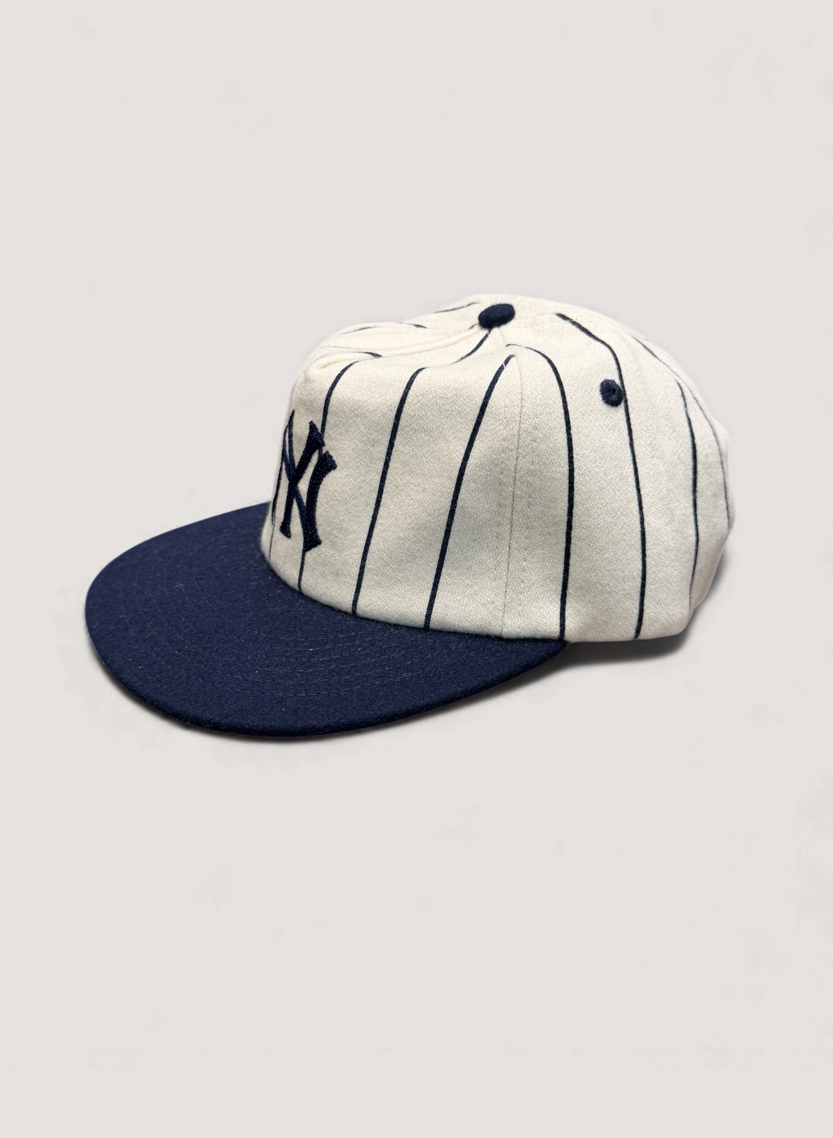 Uncle Jay's Vintage PINSTRIPE YANKEES Chainstitch Cap (UNCLE-002