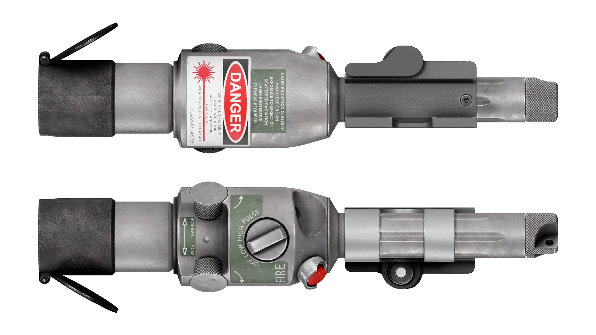 IZLID ULTRA HIGH POWER LASER - Low Poly 3D Model | Game-Ready