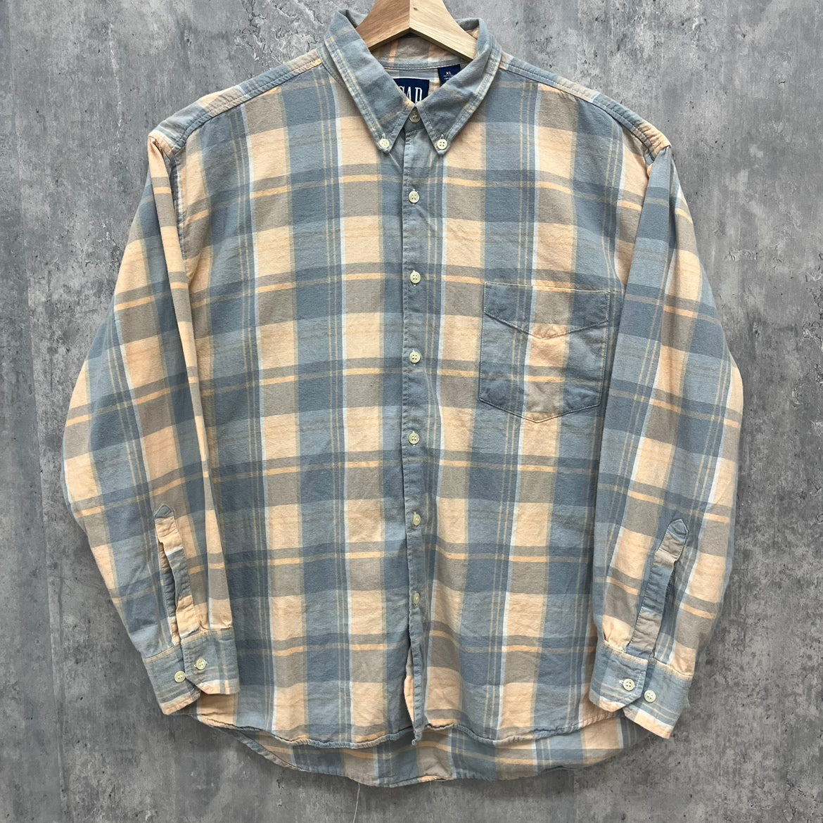 90s～00s OLD GAP オールドギャップ チェックシャツ 長袖 古着