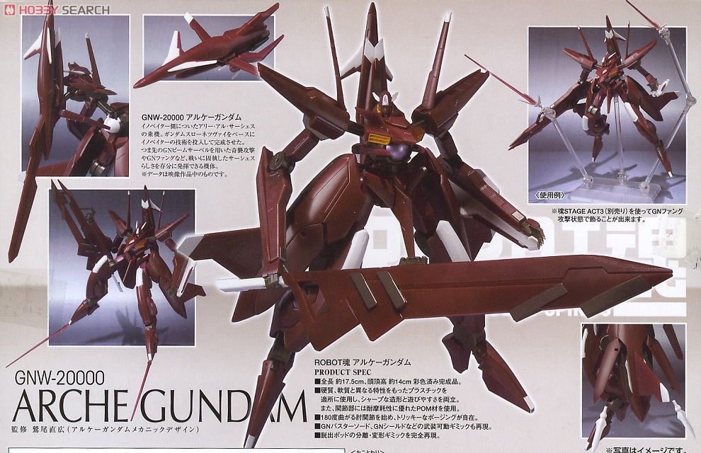 ROBOT魂 < SIDE MS > アルケーガンダム (完成品) - ホビーサーチ