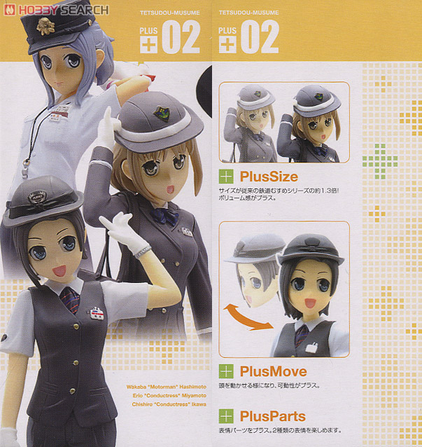 鉄道むすめ PLUS+02 6個セット (フィギュア) (鉄道模型) - ホビー