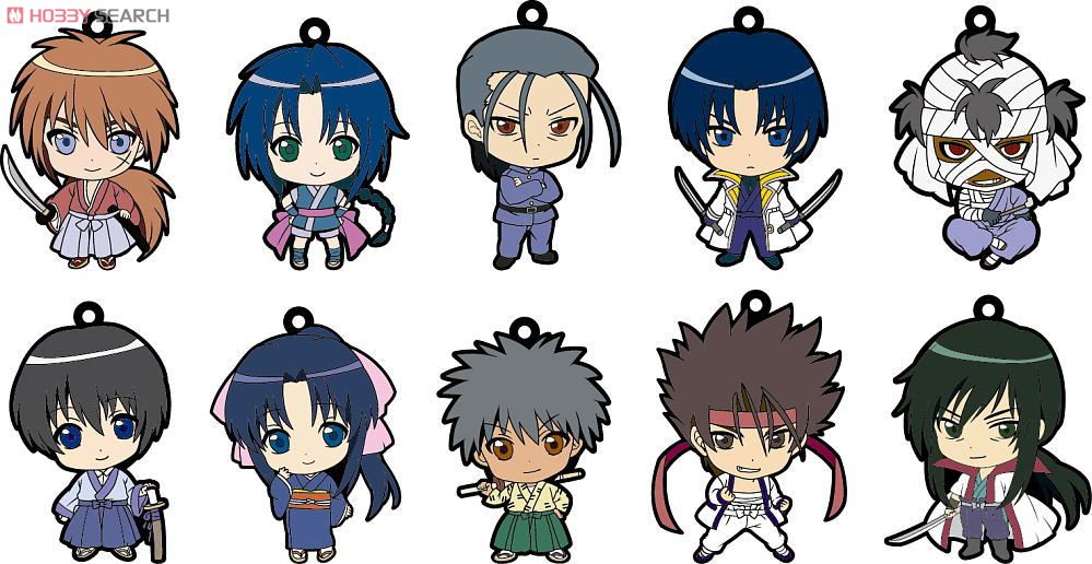 るろうに剣心 -明治剣客浪漫譚- トレーディングラバーストラップ