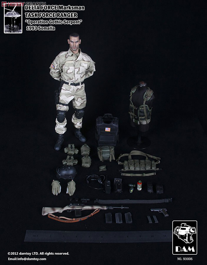 Dam Toy Delta Force Marksman Task Force Ranger `Operation Gotic
