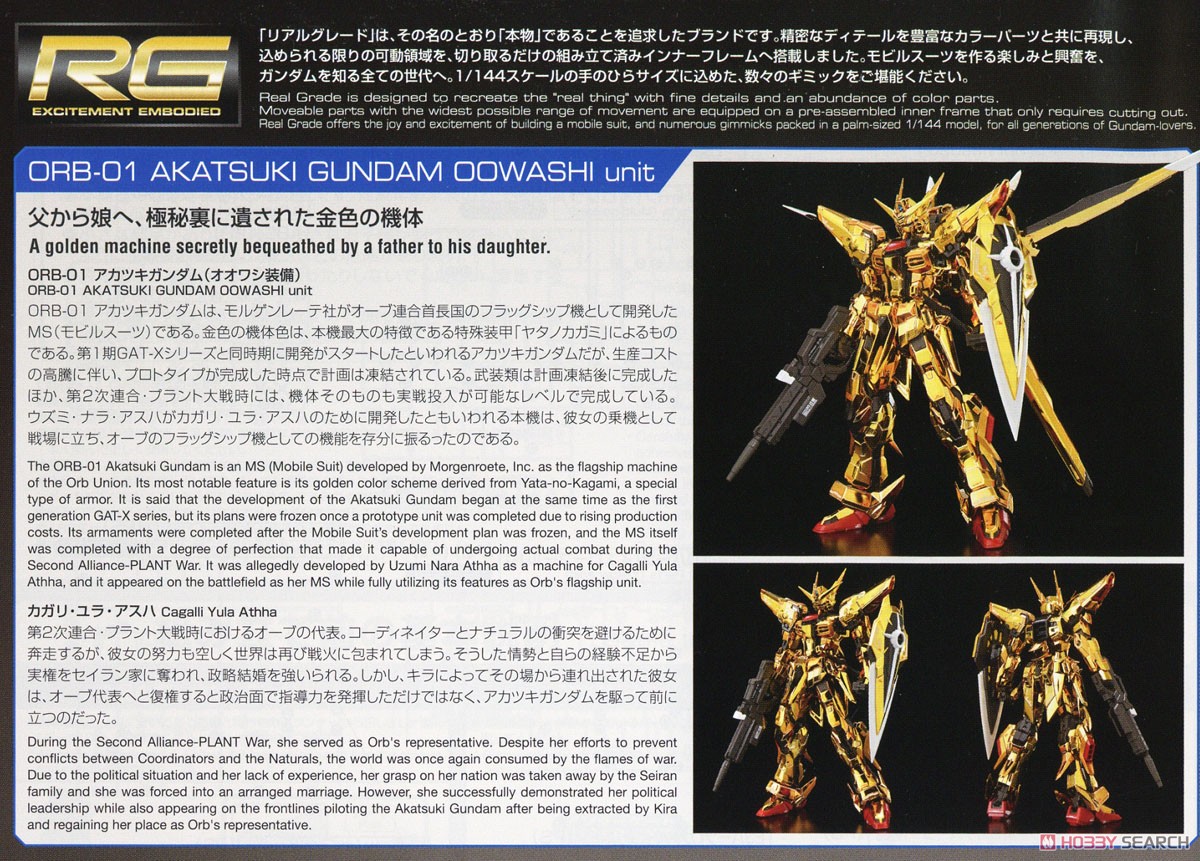RG アカツキガンダム(オオワシ装備) (RG) (ガンプラ) - ホビーサーチ