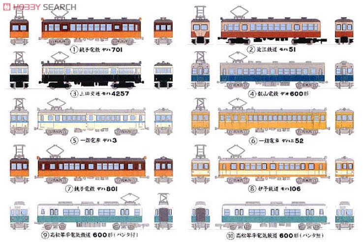 鉄道コレクション 第12弾 (全10種+シークレット) 10個入 (鉄道模型