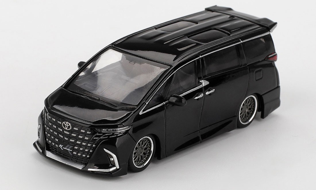 Toyota アルファード 40 KUHL ブラック(右ハンドル) (ミニカー