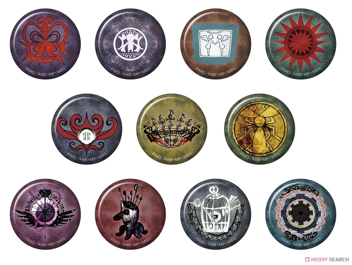 魔法少女まどか☆マギカ 魔女の口づけミニバッジコレクション (11個
