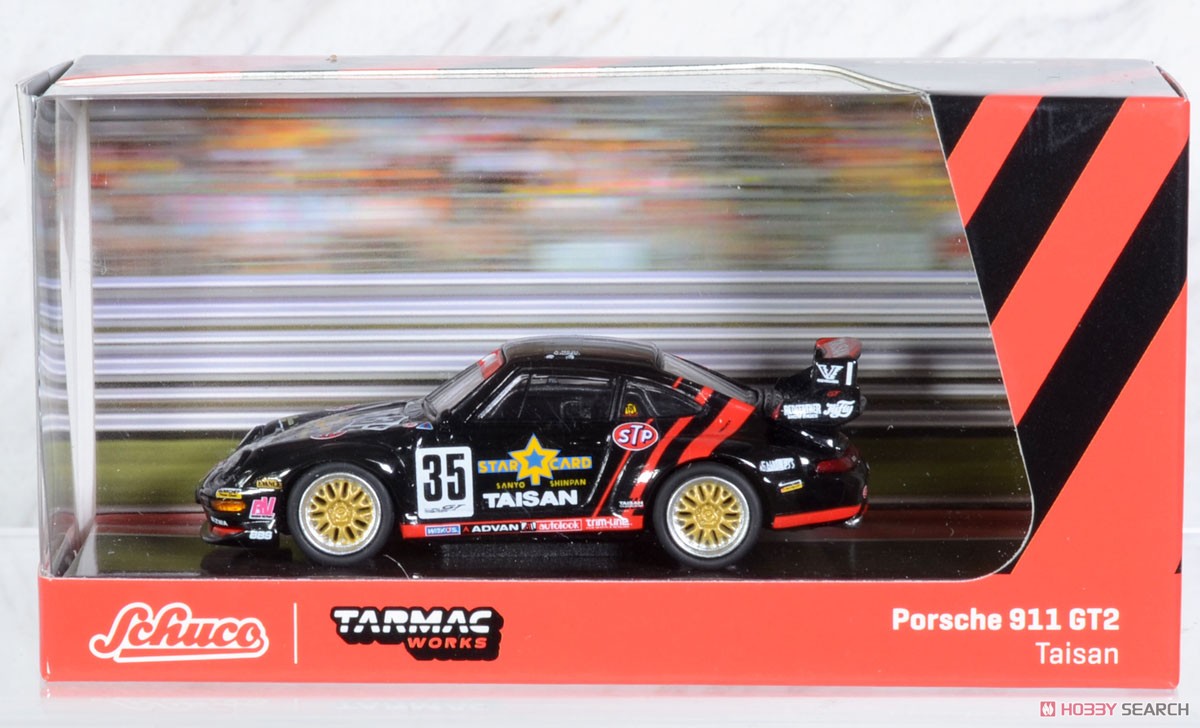 Porsche 911 (993) GT2 JGTC Taisan Starcard #35 (ミニカー) - ホビー