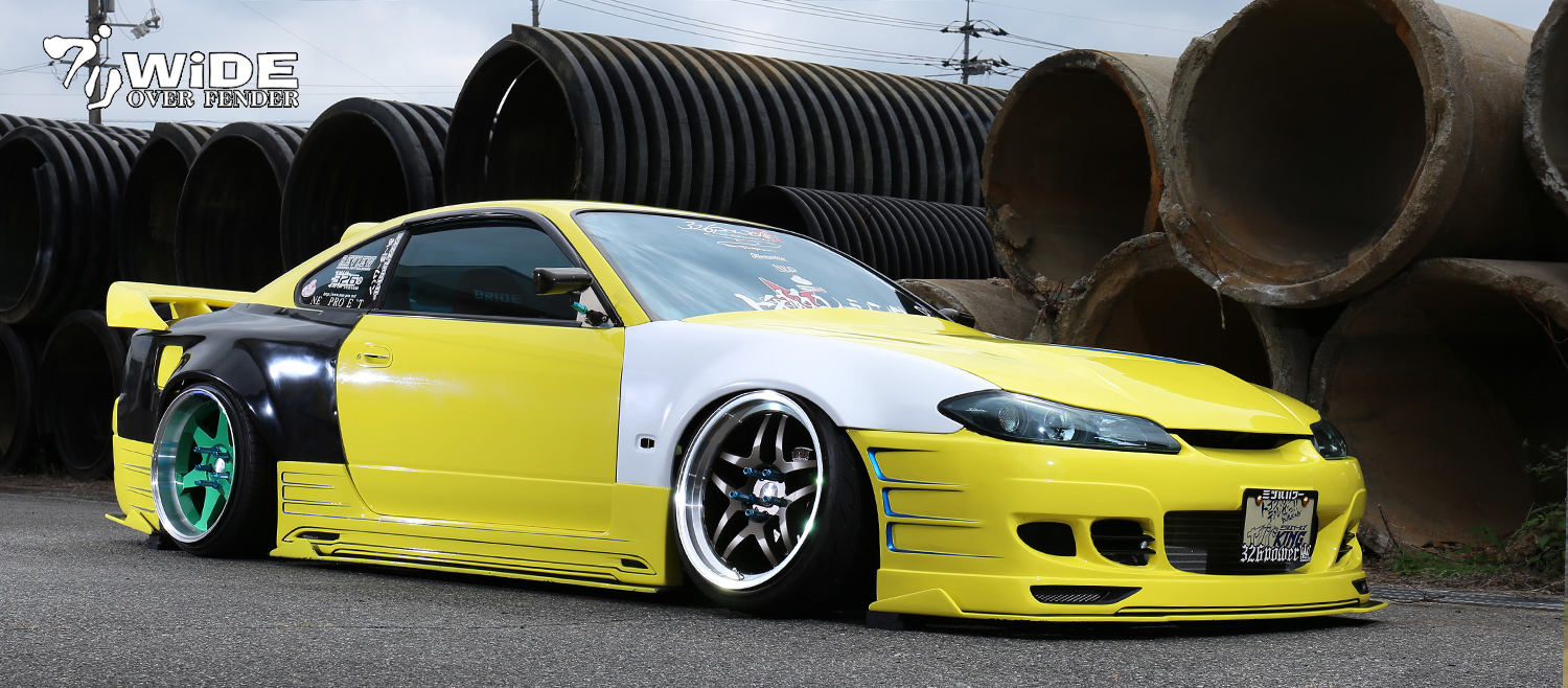 ブリWIDE オーバーフェンダー S15SILVIA F：55mm / R：65mmワイド 商品