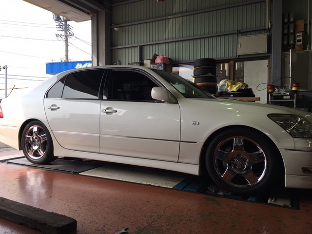 30セルシオ UCF30 TEIN FLEX Z、アライメント | トヨタ セルシオ 足