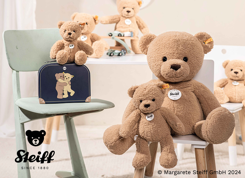 Steiff(シュタイフ) テディベア ミラ スーツケース [CONCENT]コンセント