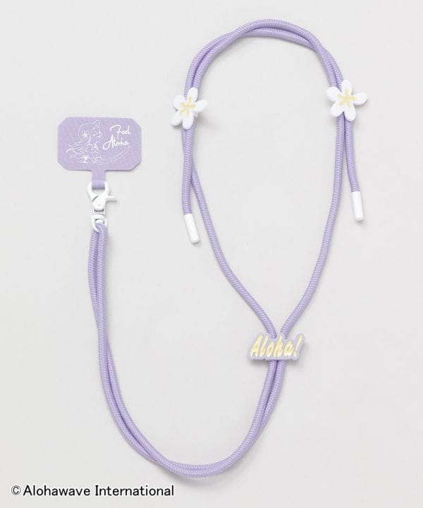 プルメスマホストラップ【ALOHA MAPUA】(PURPLE): 『Kahiko(カヒコ