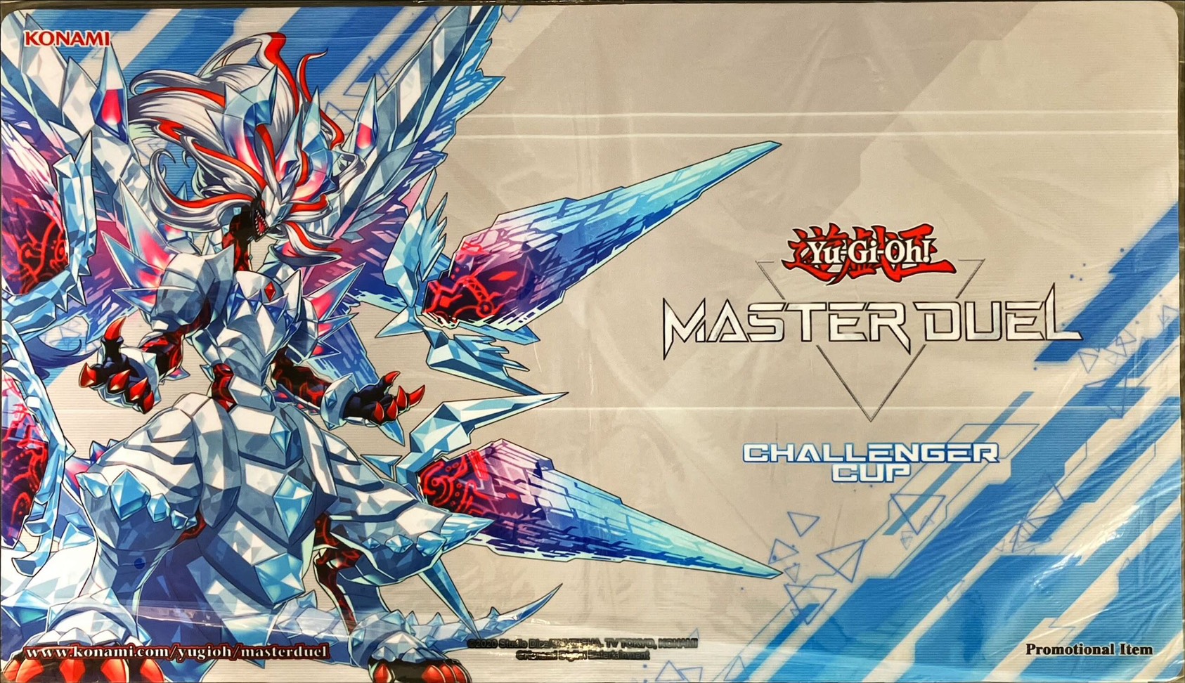 プレイマット『氷剣竜ミラジェイド(MASTERDUEL)』【-】{-}《プレイマット》