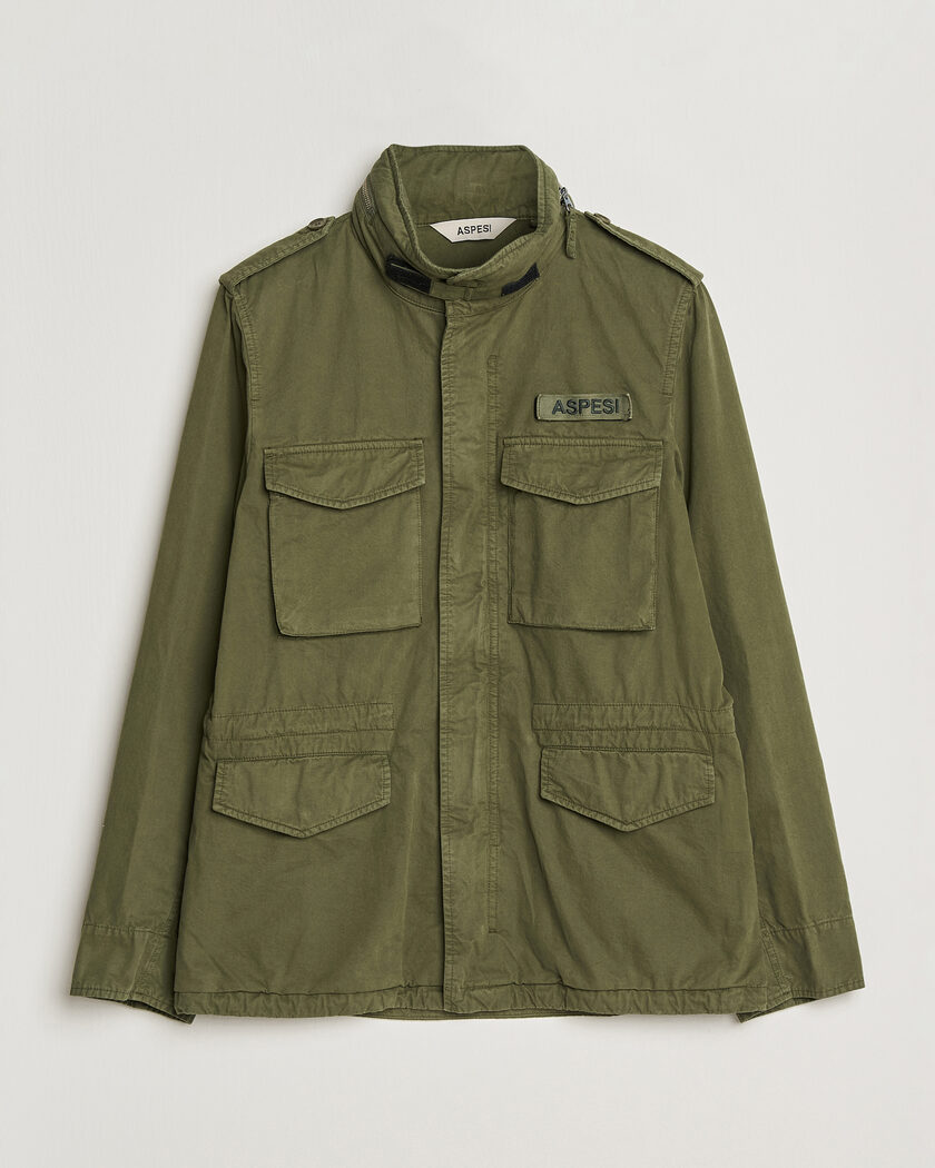 Stone Island David-TC Padded Field Jacket Olive at CareOfCarl.com