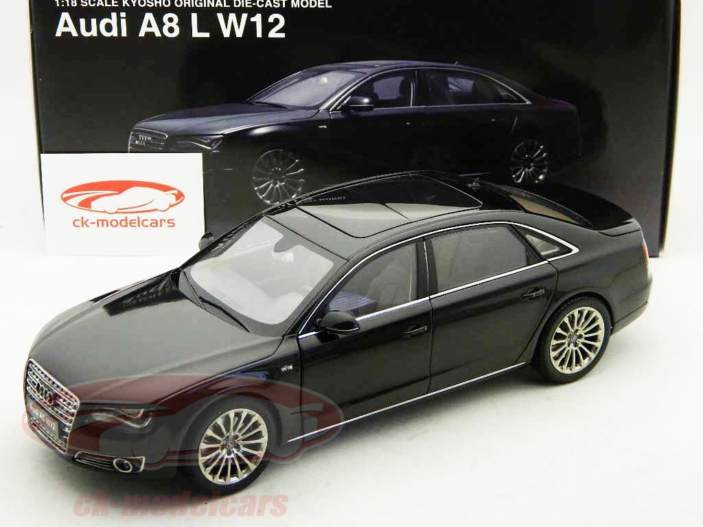 Audi A8 L Audi A8 L W12 ミニカー 黒1/18 W12 ミニカー 黒1⁄