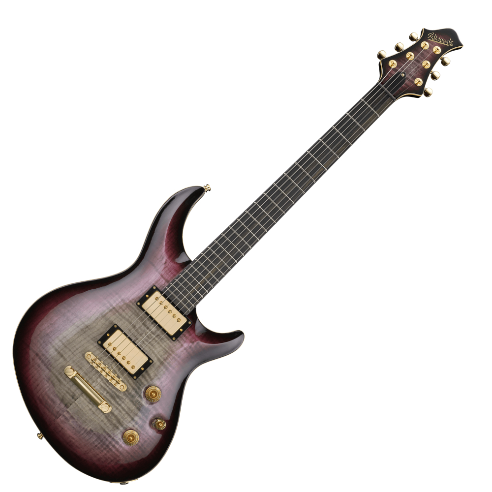EDWARDS エドワーズ E-MYSTIQUE See Thru Purple Sunburst エレキ