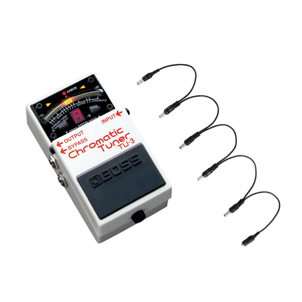 BOSS TU-3 クロマチックチューナー DCケーブル セット(ボス フロア