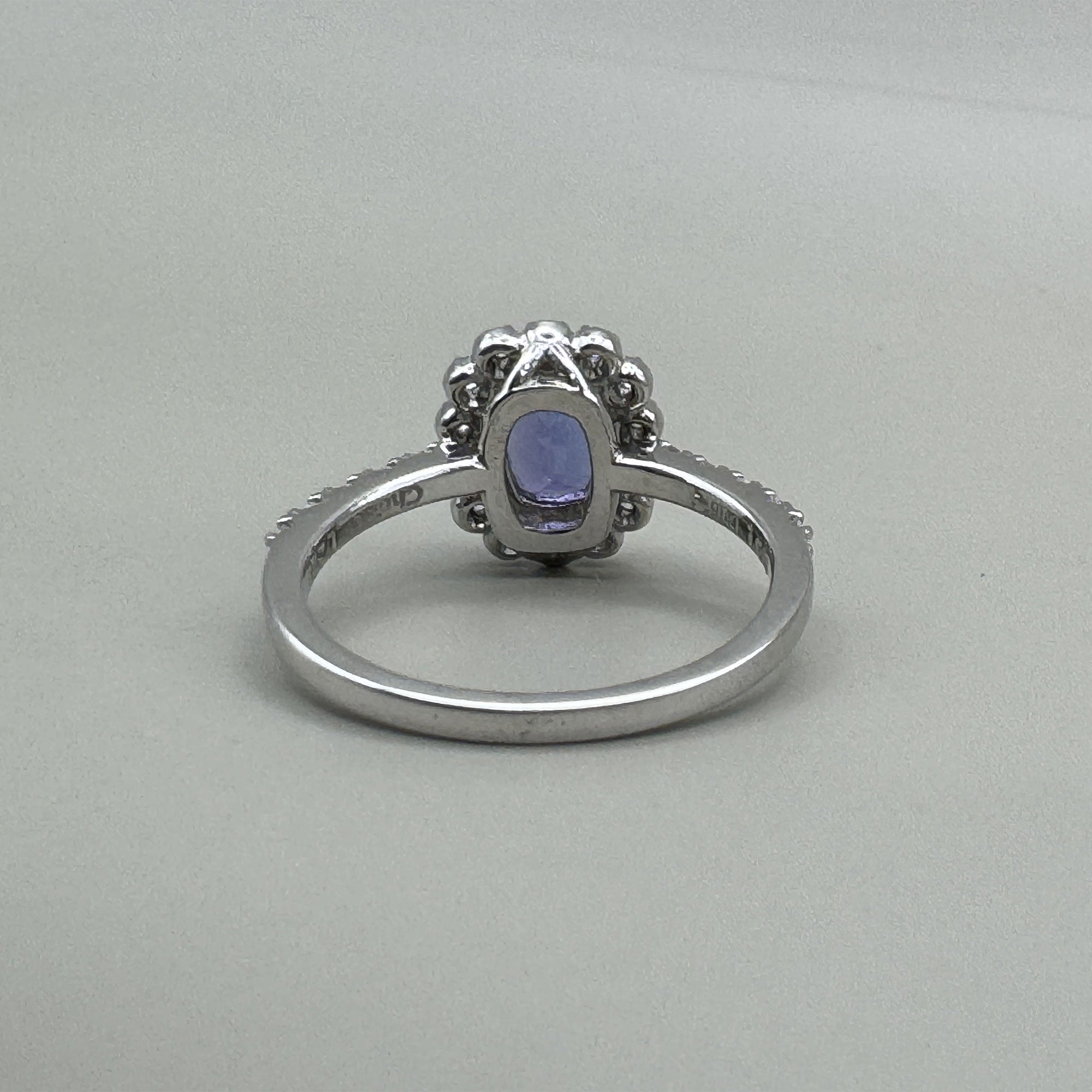 Pt950タンザナイトダイヤリング – 宝石修飾工房波多ゑ