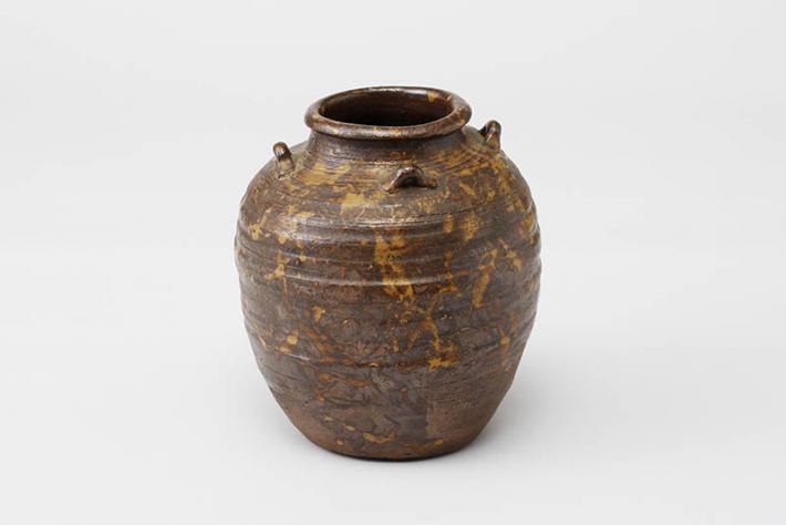 超珍品 島田の 志戸呂焼き( 祖母焼 )希少陶器の壺 超激安 志戸呂焼 -