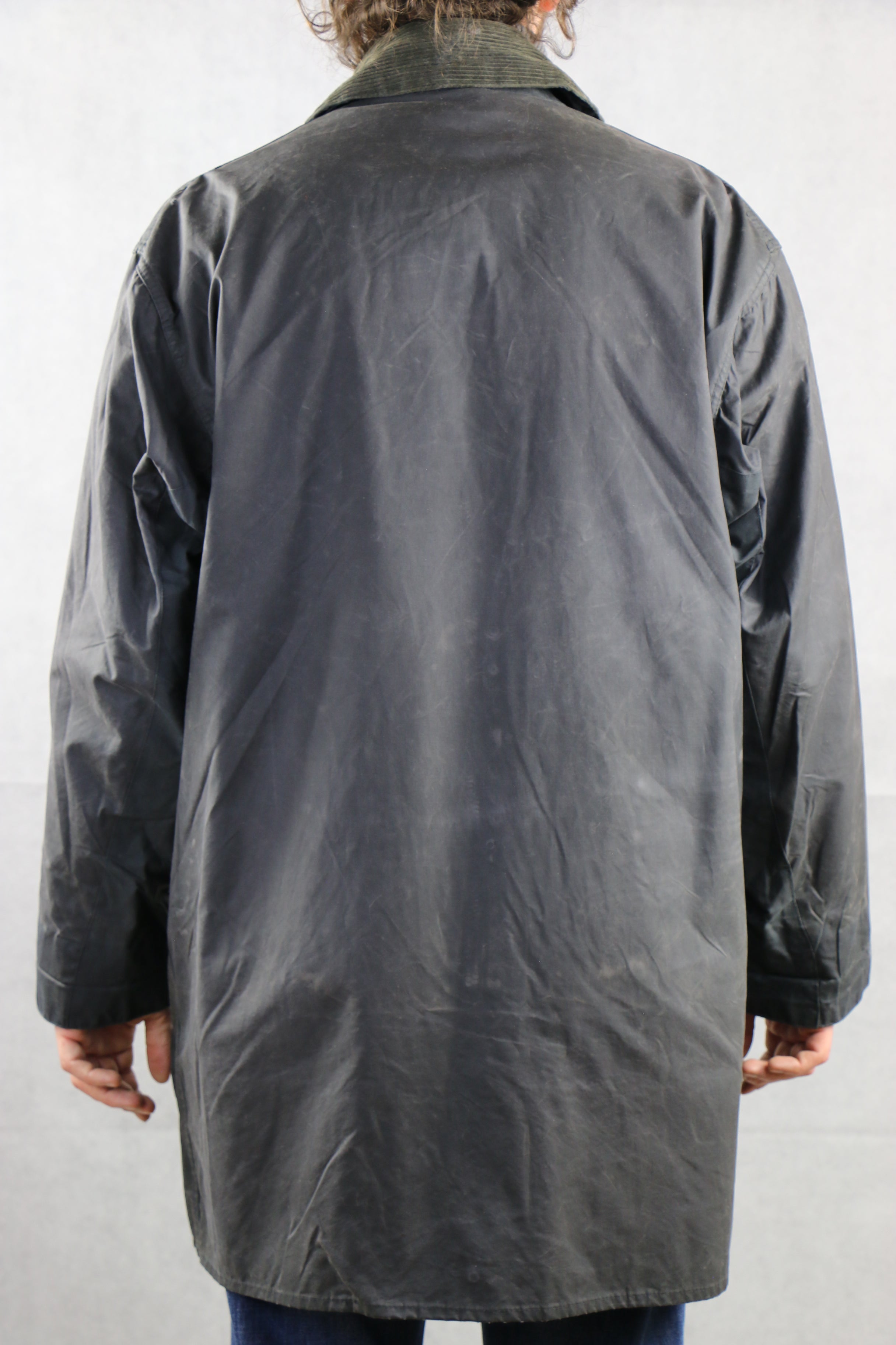 Barbour 'Boarder' Jacket C44 / 112CM Navy ~ Vintage Store