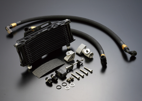 オイルクーラーキット (上廻し後ろ) ラウンド #8 9-13R ブラック仕様