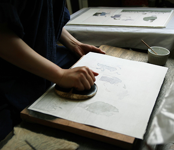 無題1」 | 花井祐介 | アダチ版画 現代の浮世絵