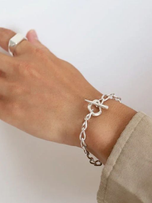 TEN. - ムードフープブレスレット SV シルバー 全長 19.5cm MEDIUM