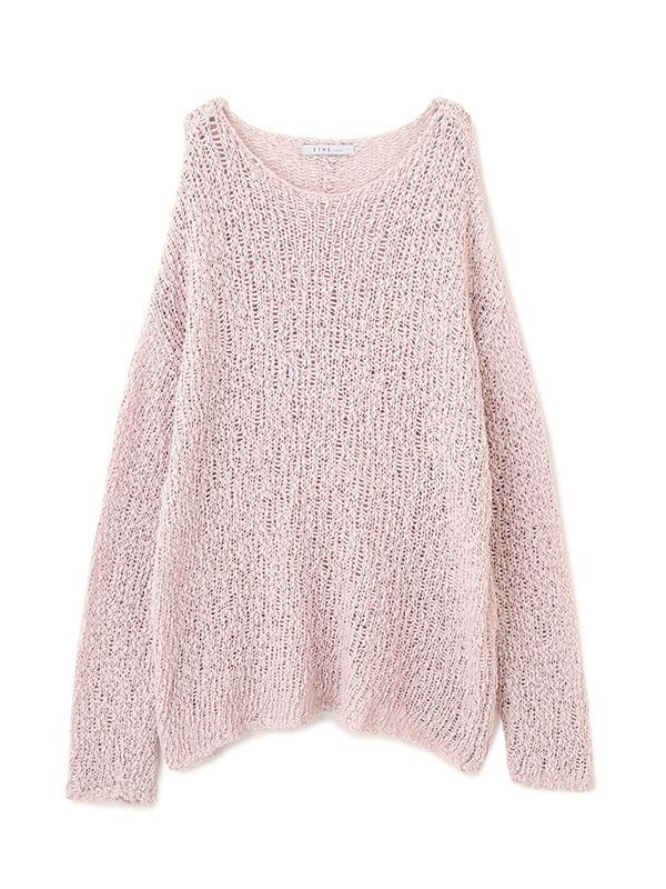 ETRE TOKYO - スラブヤーンローゲージニットプルオーバー (PINK