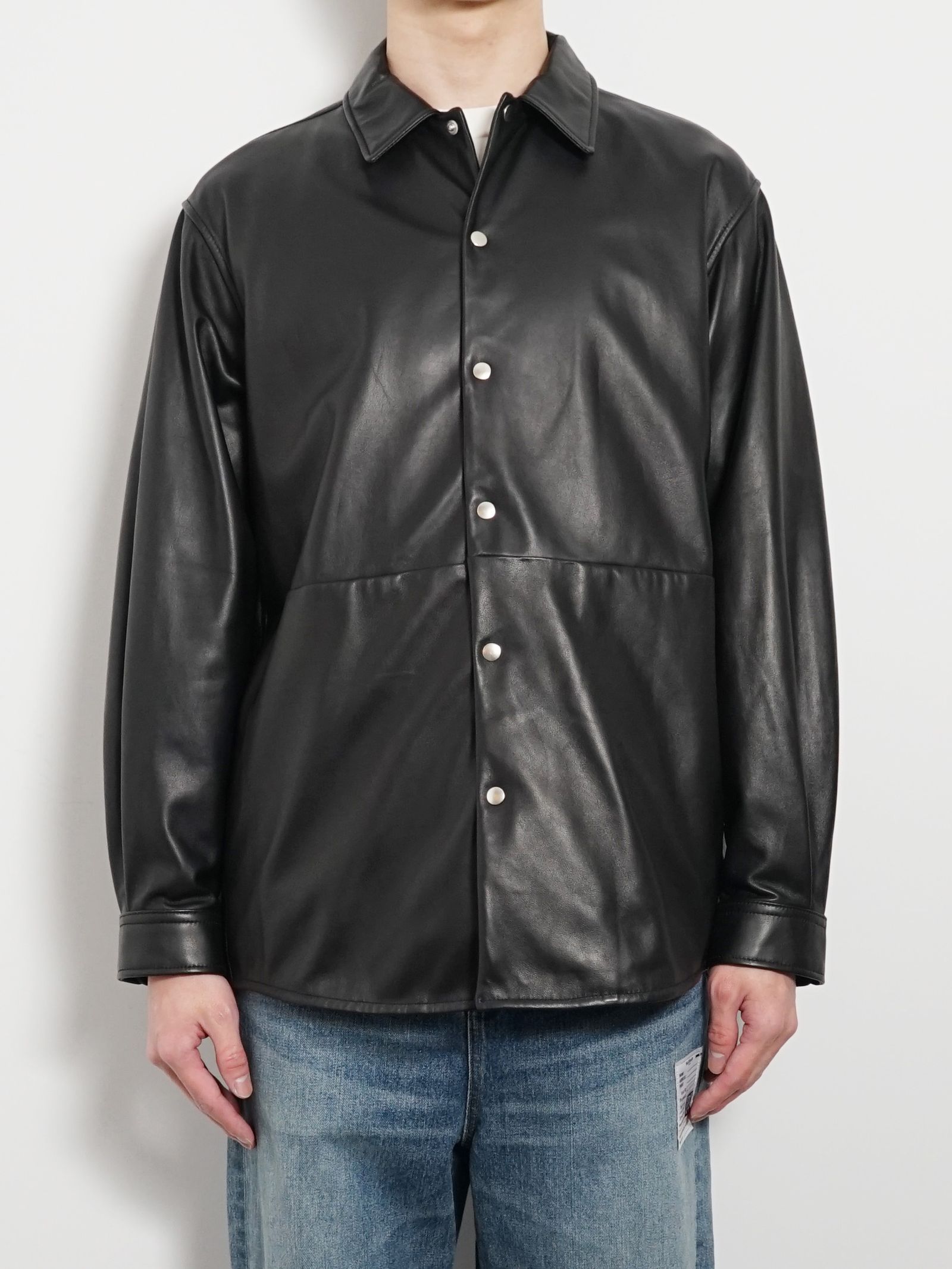 UNIVERSAL PRODUCTS - レザーシャツ - LEATHER SHIRTS JACKET | ADDICT