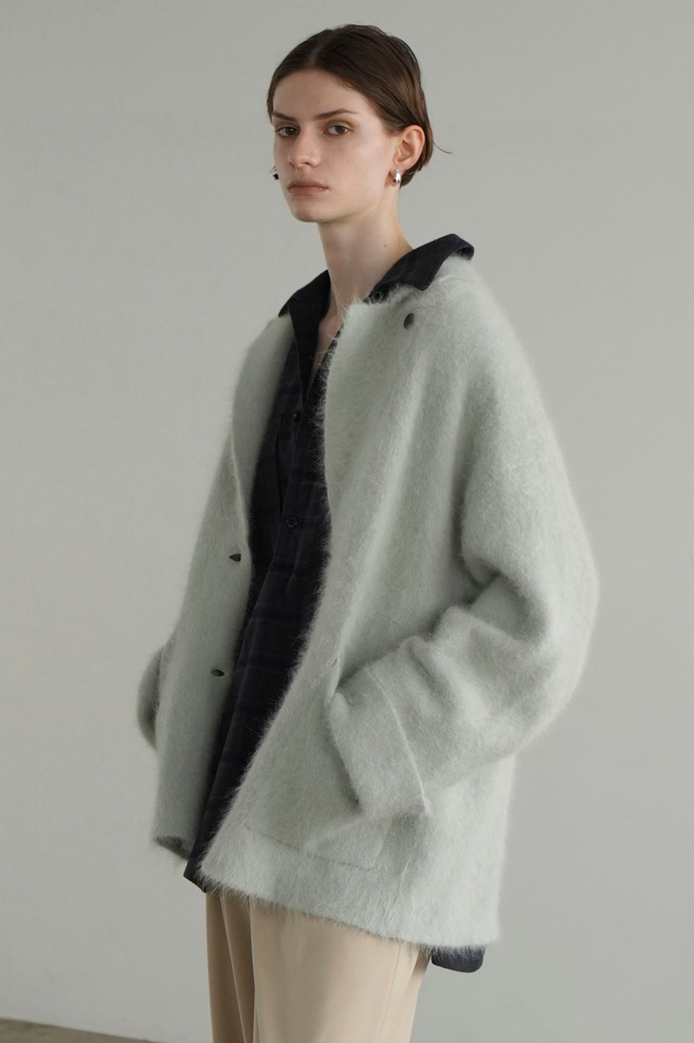 CLANE - アンゴラ テーラードジャケット - ANGOLA TAILORED KNIT