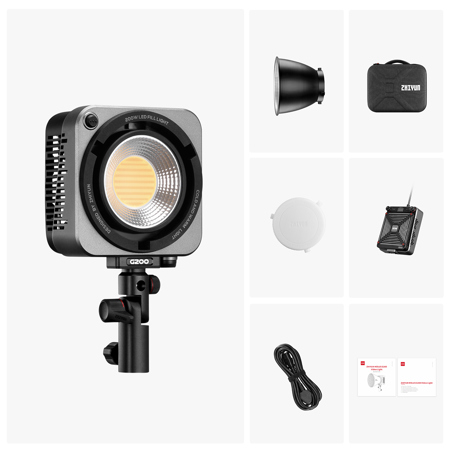 Zhiyun MOLUS G200 200W Bi-Color Pocket COB LED Light C040023AM1