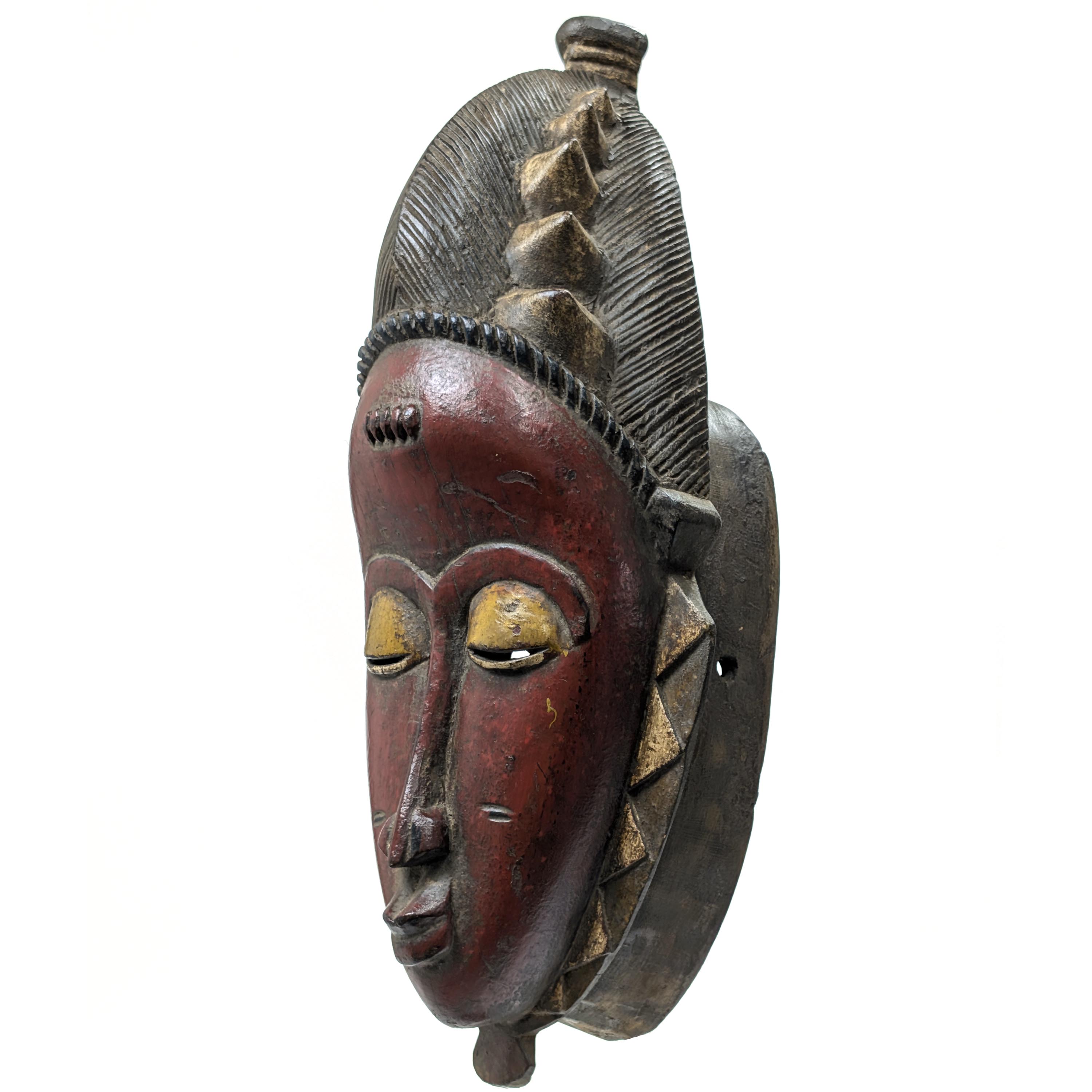 グロ族仮面 51cm アフリカン プリミティブアート マスク （r121-21