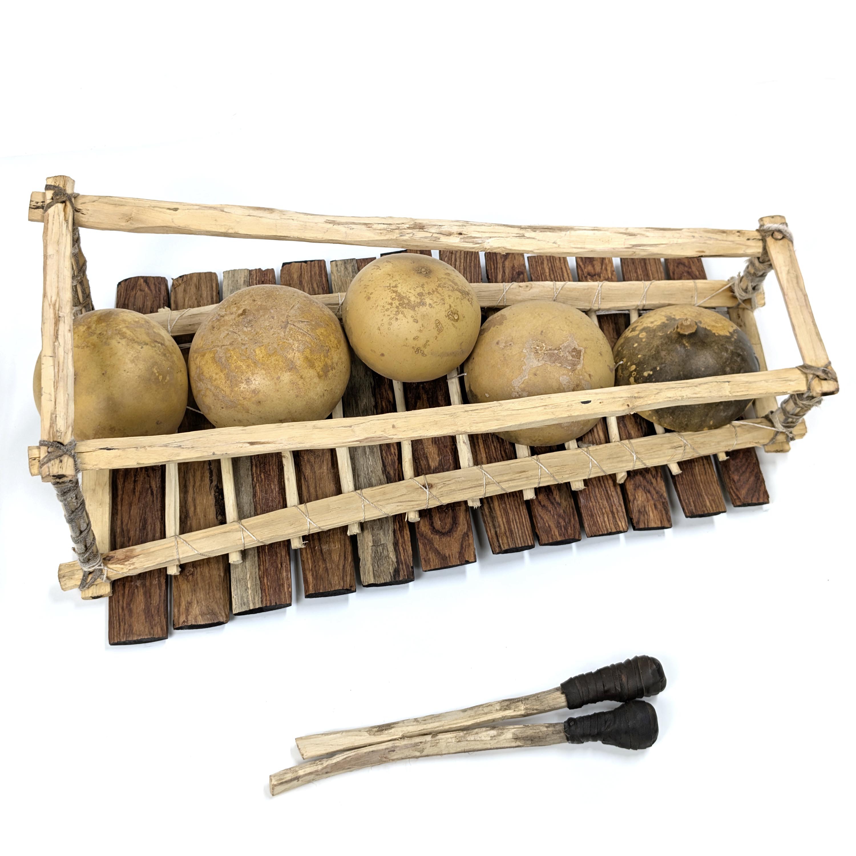 バラフォン 12音 ブルキナファソ製 アフリカの楽器 （r163-28