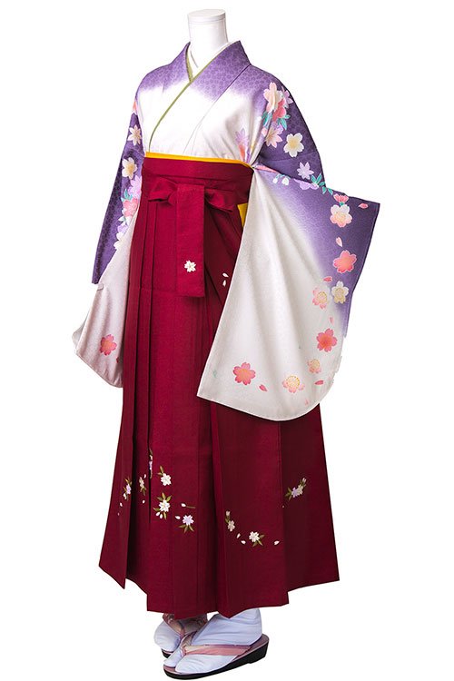 二藍みかん桜｜ 福岡 | 袴レンタル