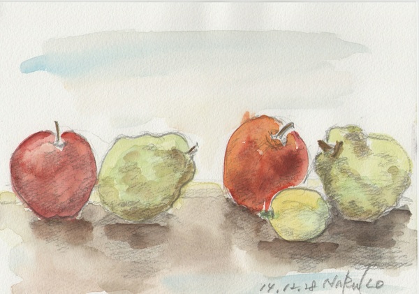 柿」 by やよい｜Artmeter｜暮らしを彩るアートが、きっと見つかる