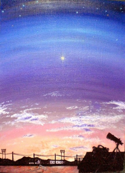 一番星」 by 原見 兼司｜Artmeter｜暮らしを彩るアートが、きっと見つかる