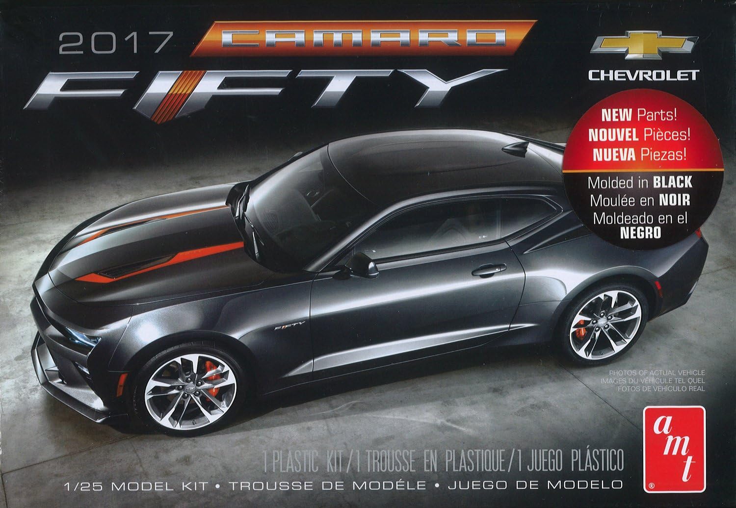 AMT 2017 Chevy Camaro 50th Anniversary Model Kit | AMT1035M