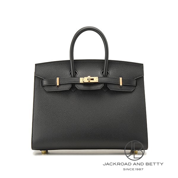 バーキン25 セリエ 外縫い ノワール ブラック 黒[] Birkin25 Sellier