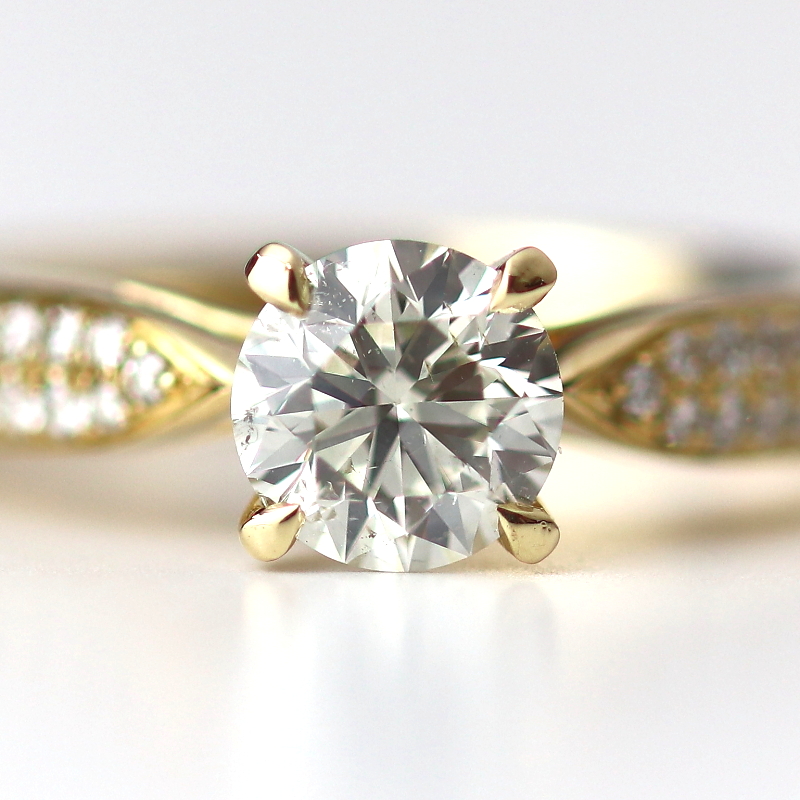 K18ダイヤモンド1カラットリング Gold-EP（ゴールド・イーピー