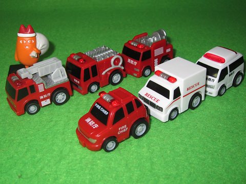 缶コーヒーFIRE付録の「ミニミニ チョロQコレクション」(キリン